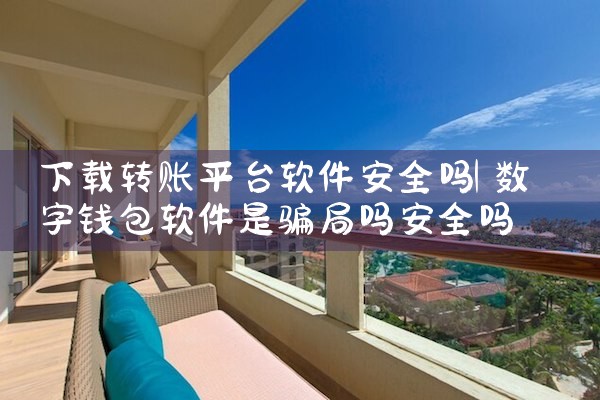 下载转账平台软件安全吗