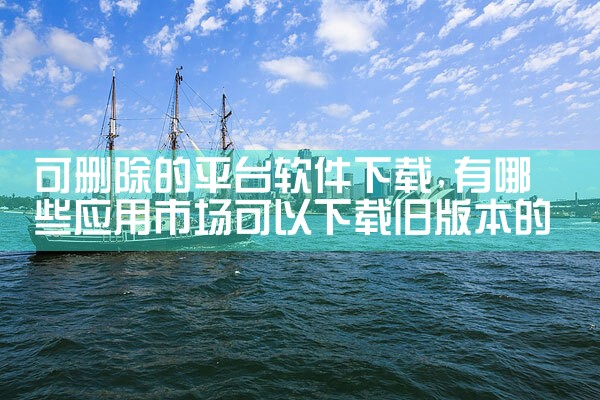 可删除的平台软件下载